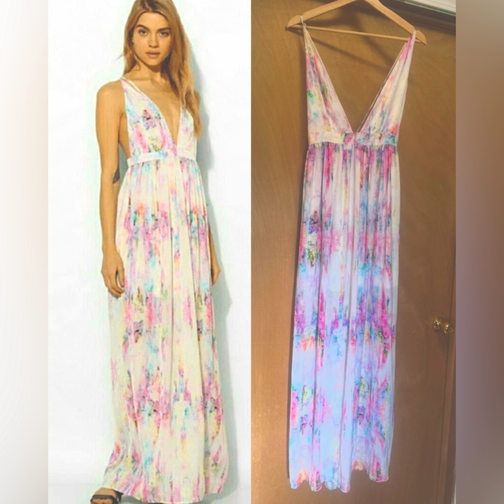 Oh My Love Pastel Watercolor Maxi